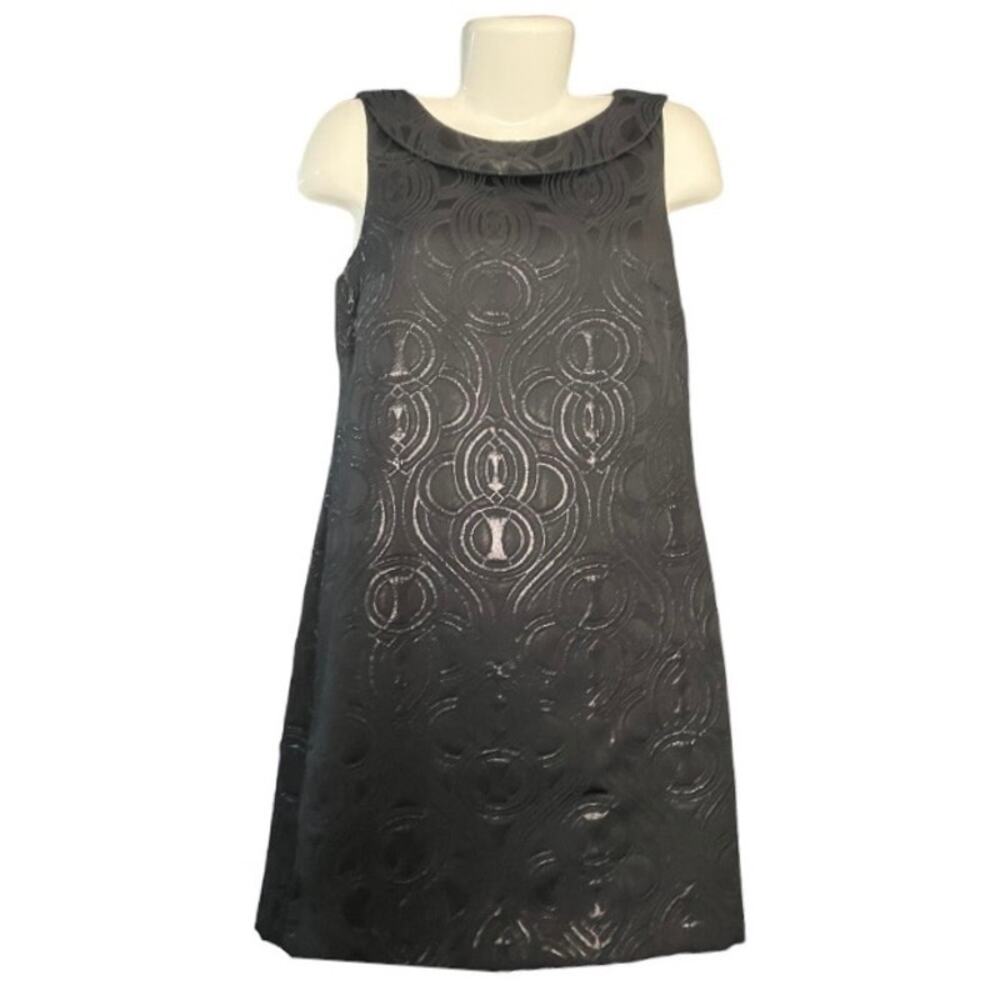 Target Limited Edition Women's Black Jacquard Knee-Length Lined Dress | Size 12 - Picture 12 of 12